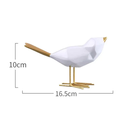 Geometric Resin Bird Sculpture – view 7