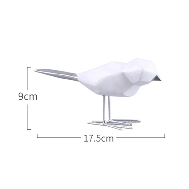 Geometric Resin Bird Sculpture – view 8