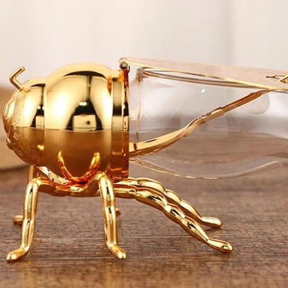 Glass Honey Jar with Bee Lid & Spoon – view 4