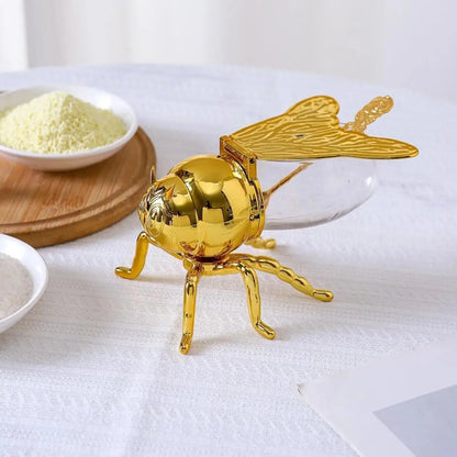 Glass Honey Jar with Bee Lid & Spoon – view 10