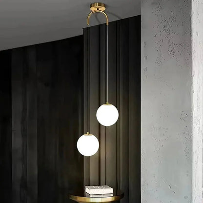 Glass LED Pendant Light – 1 or 2 Lights