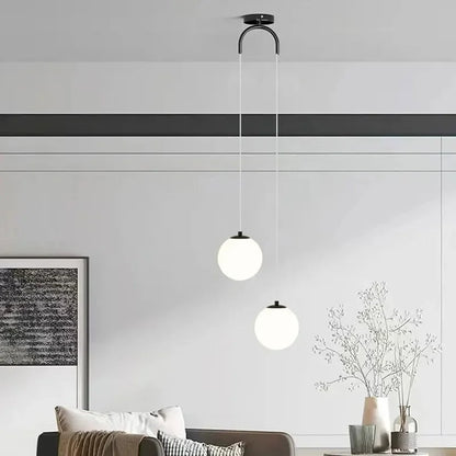 Glass LED Pendant Light – 1 or 2 Lights – view 5