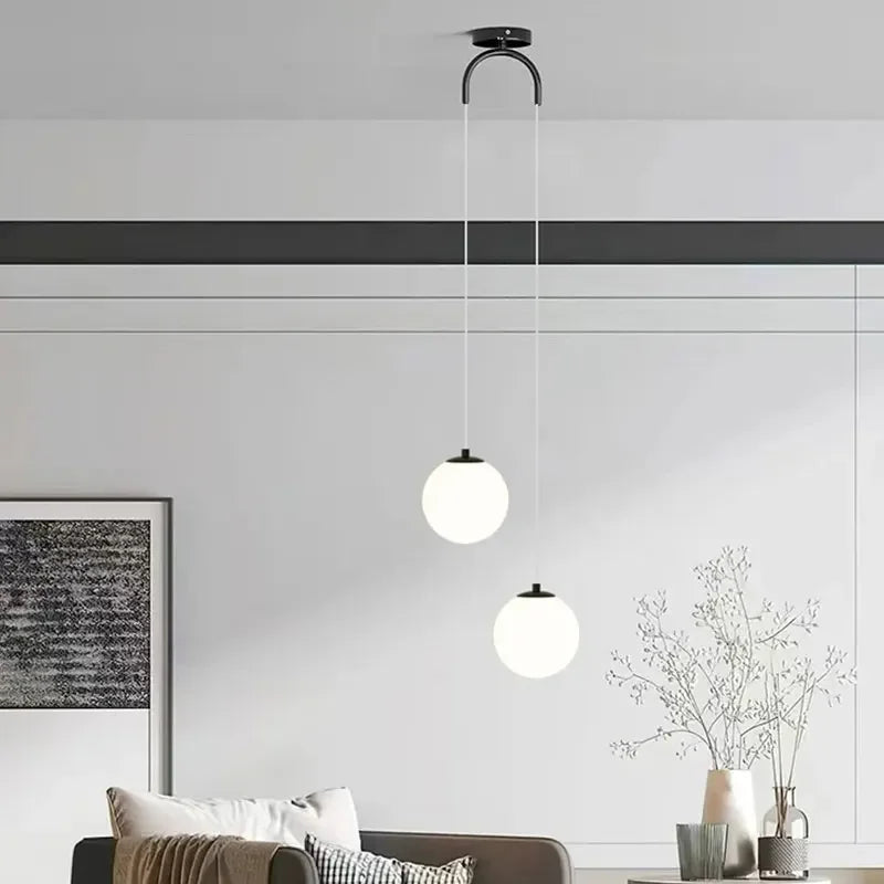 Glass LED Pendant Light – 1 or 2 Lights – view 13