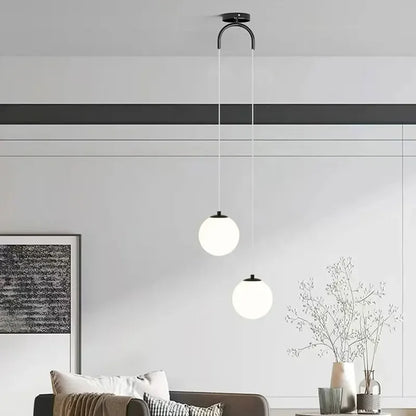 Glass LED Pendant Light – 1 or 2 Lights – view 13