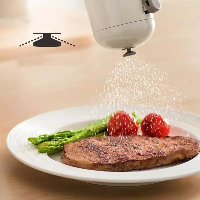 Glass salt and seasoning dispenser with integrated measure – view 5