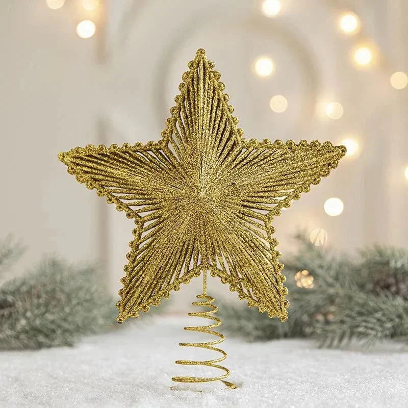 Gold Iron Christmas Tree Topper Star – 3 Models – view 5