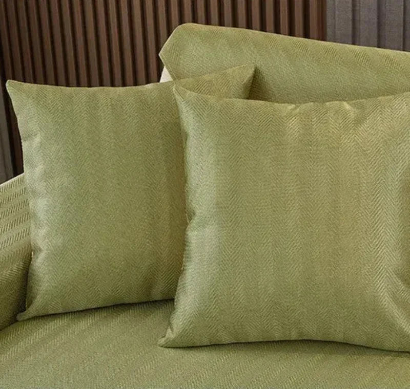 Green Quilted Non-Slip Sofa Cover – view 15