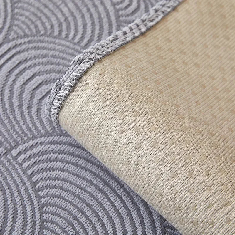 Grey Chenille Jacquard Non-Slip Sofa Cover – view 9