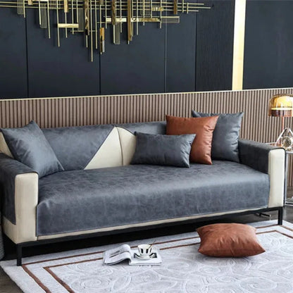 Grey Water- & Scratch-Resistant Sofa Protector – view 5