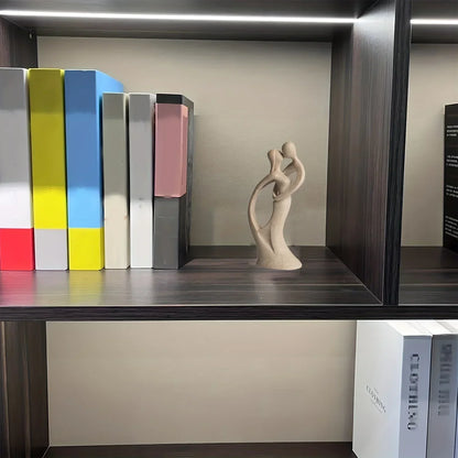 Hand-Finished Sandstone Couple Sculpture – view 2