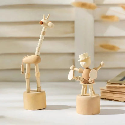 Handcrafted Wood Decorative Figure Collection – view 4