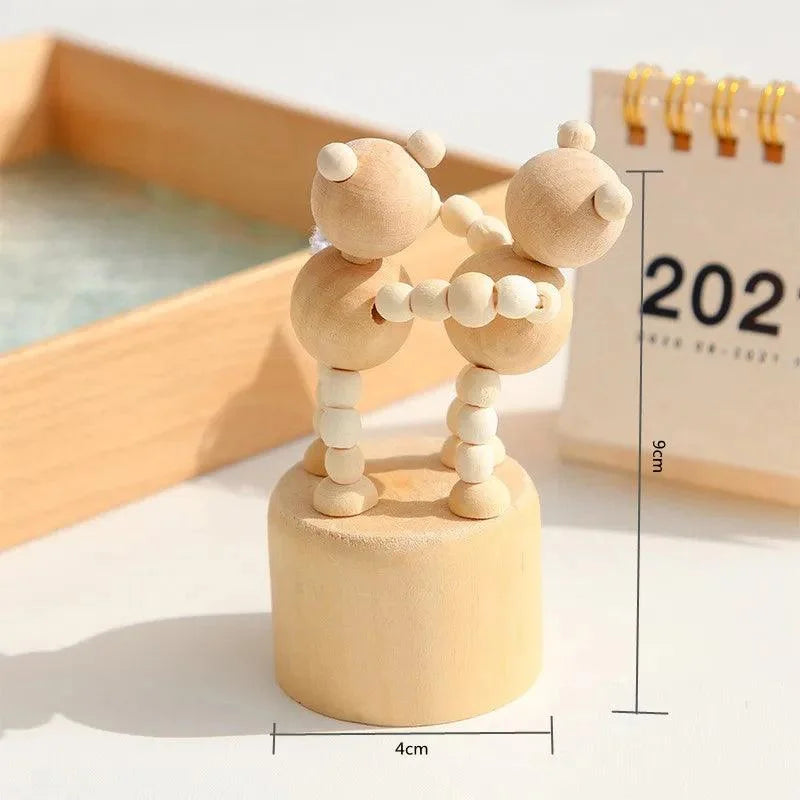 Handcrafted Wood Decorative Figure Collection – view 8