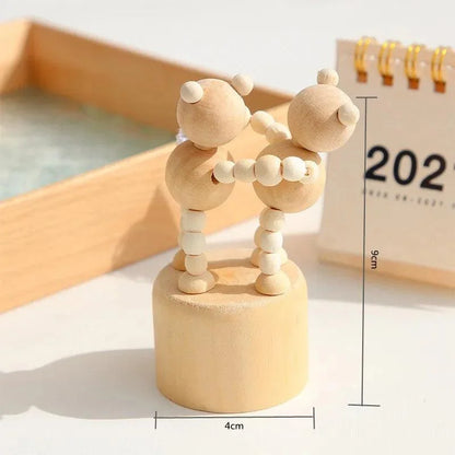 Handcrafted Wood Decorative Figure Collection – view 8