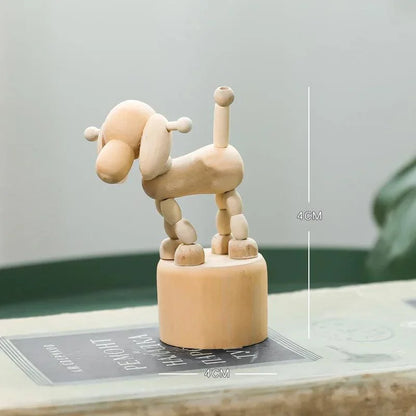 Handcrafted Wood Decorative Figure Collection – view 12