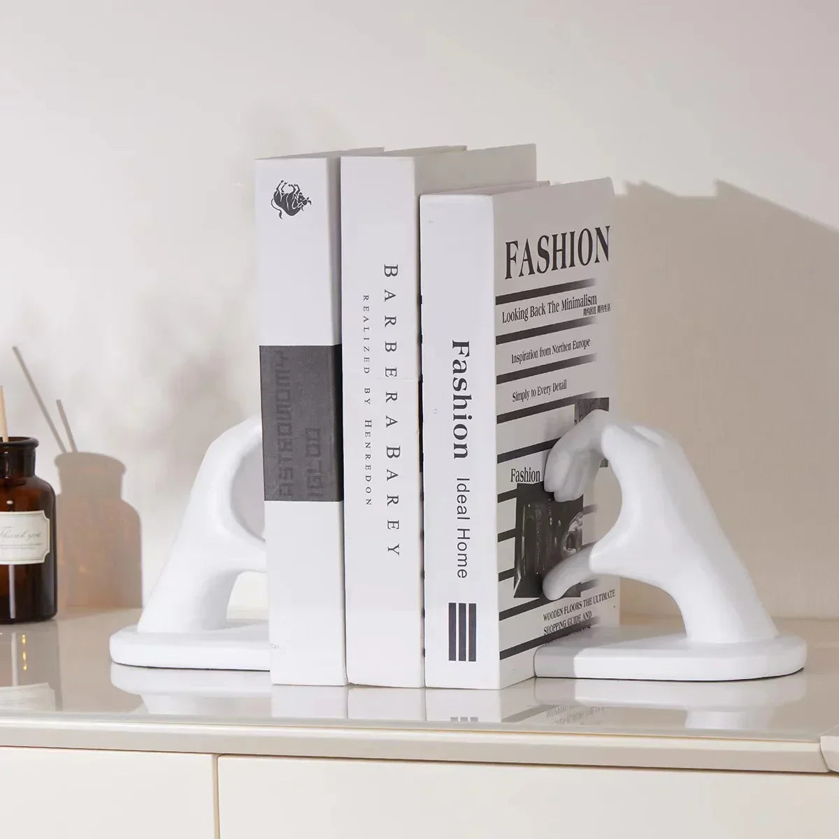 Heart Hands Decorative Bookends – view 2