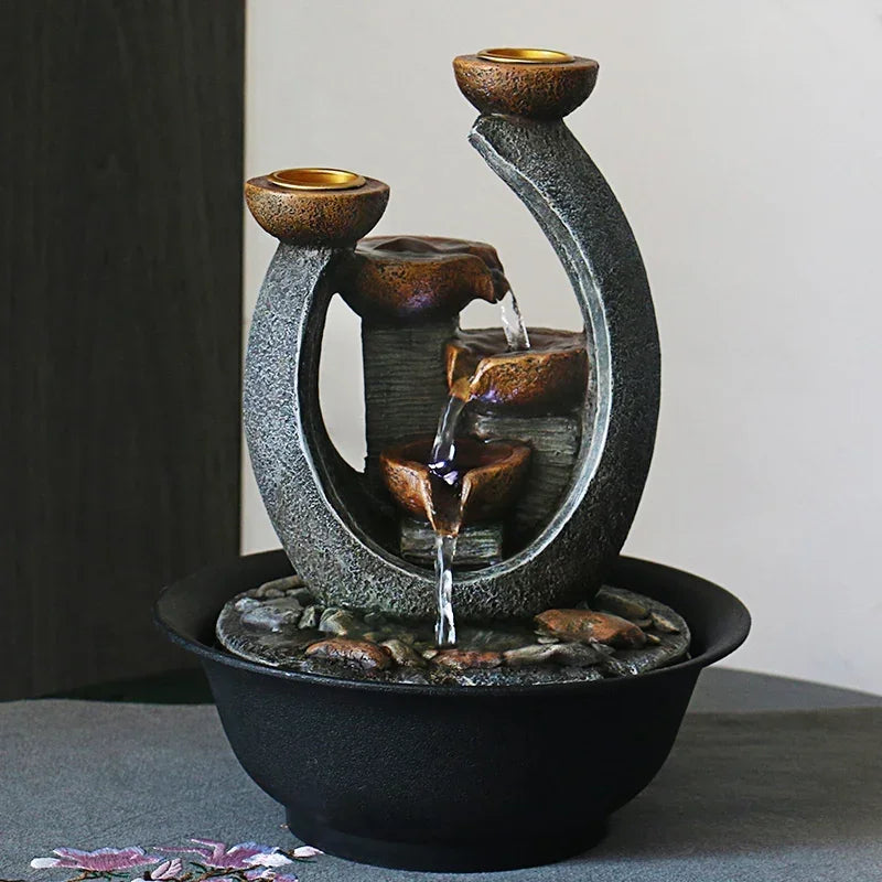 Indoor Resin Decorative Water Fountain