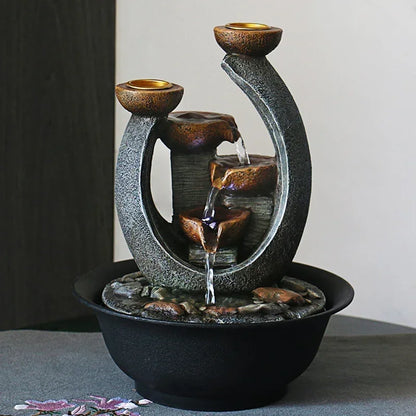 Indoor Resin Decorative Water Fountain