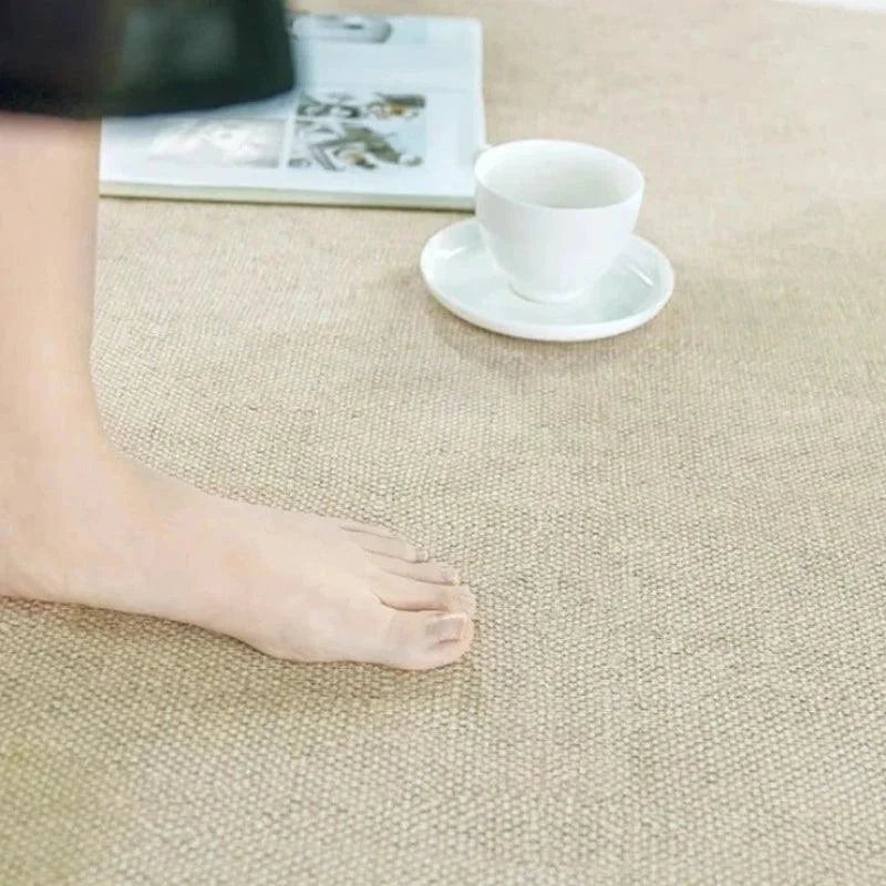 Irregular Geometric Non-Slip Area Rug – Beige – view 3