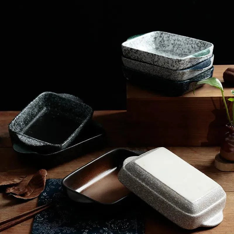 Japanese-Style Ceramic Baking & Serving Dish
