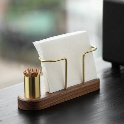 Japanese-Style Wooden Tissue Box Cover – Light or Dark Wood