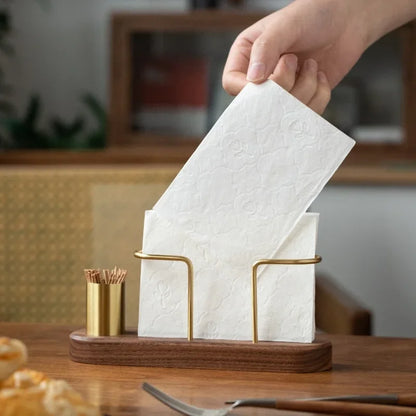 Japanese-Style Wooden Tissue Box Cover – Light or Dark Wood – view 2