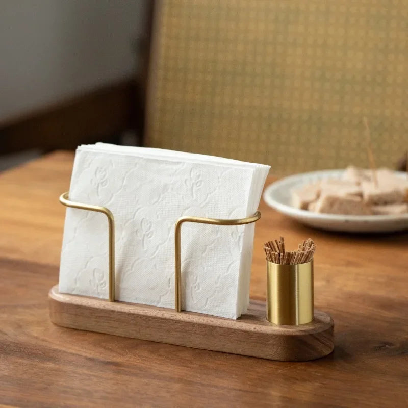 Japanese-Style Wooden Tissue Box Cover – Light or Dark Wood – view 3