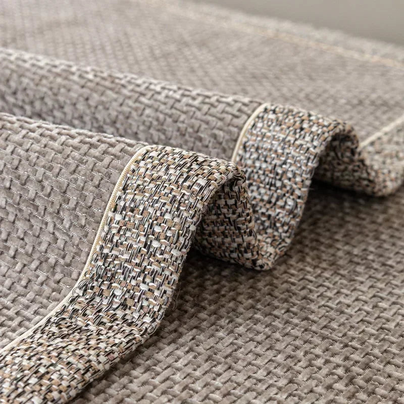 Khaki Chenille Non-Slip Sofa Protector – view 5