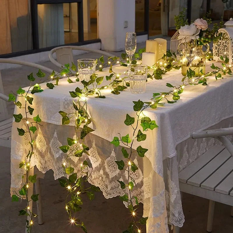 LED Leaf Garland String Lights – 4 Designs – view 2