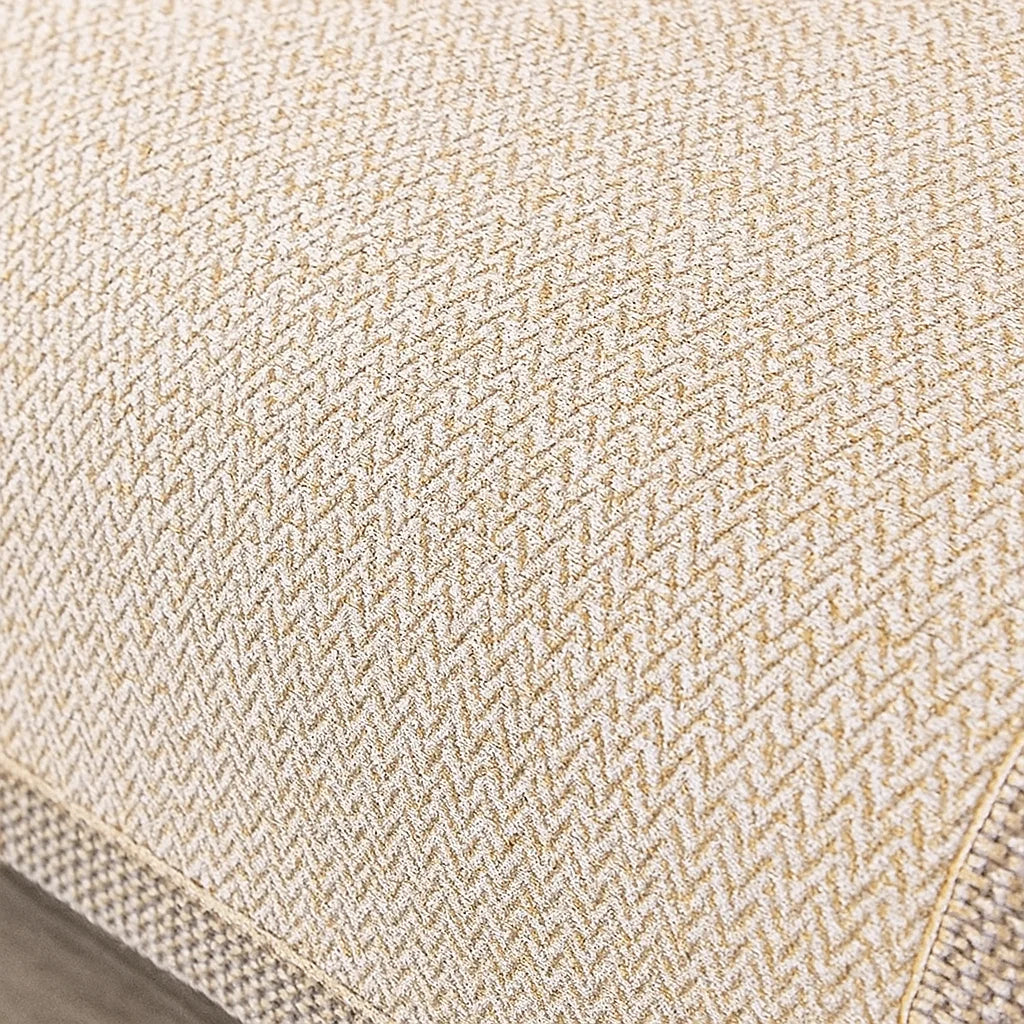 Light Beige Cotton-Linen Non-Slip Sofa Protector – view 3