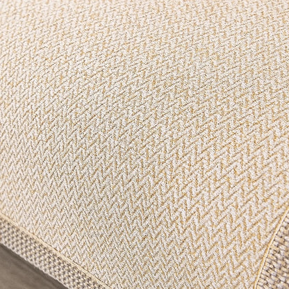 Light Beige Cotton-Linen Non-Slip Sofa Protector – view 3