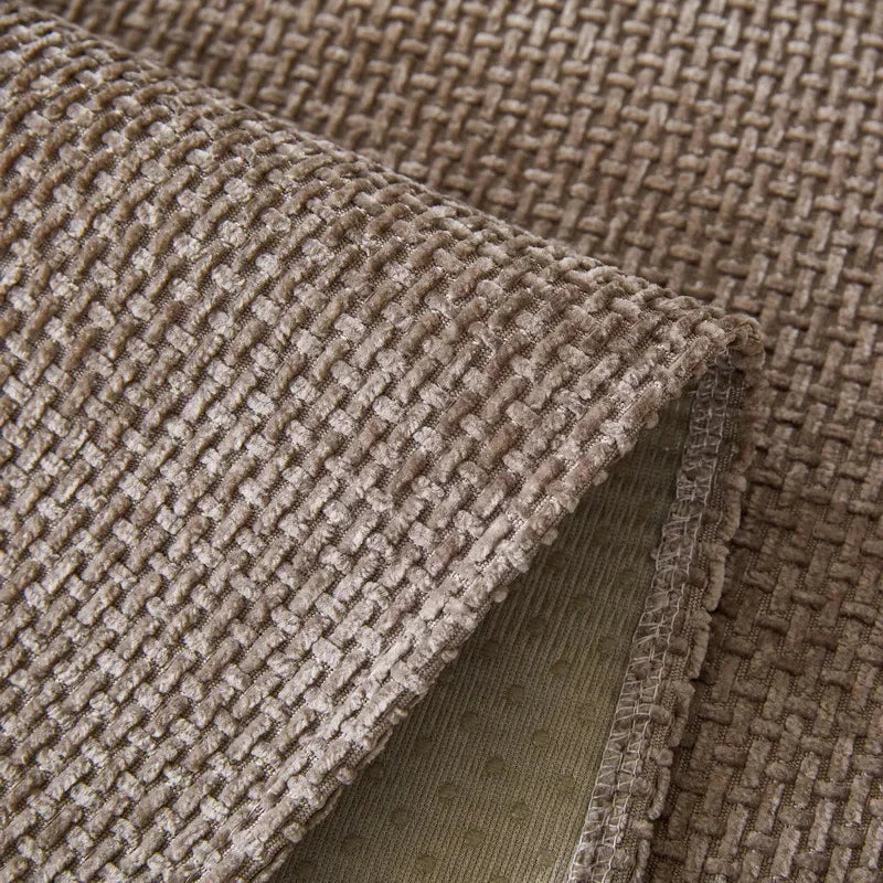 Light Brown Chenille Non-Slip Sofa Protector – 9 Sizes – view 5