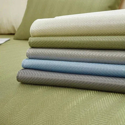 Light Grey Quilted Non-Slip Sofa Cover – view 3