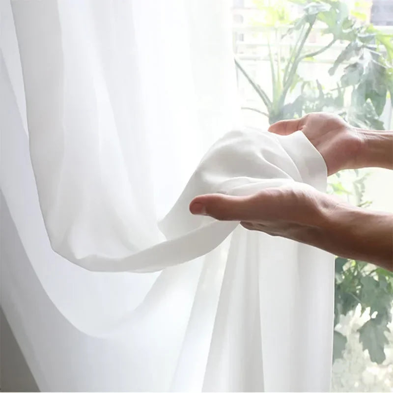 Lightweight Chiffon Voile Curtain Panel – view 3