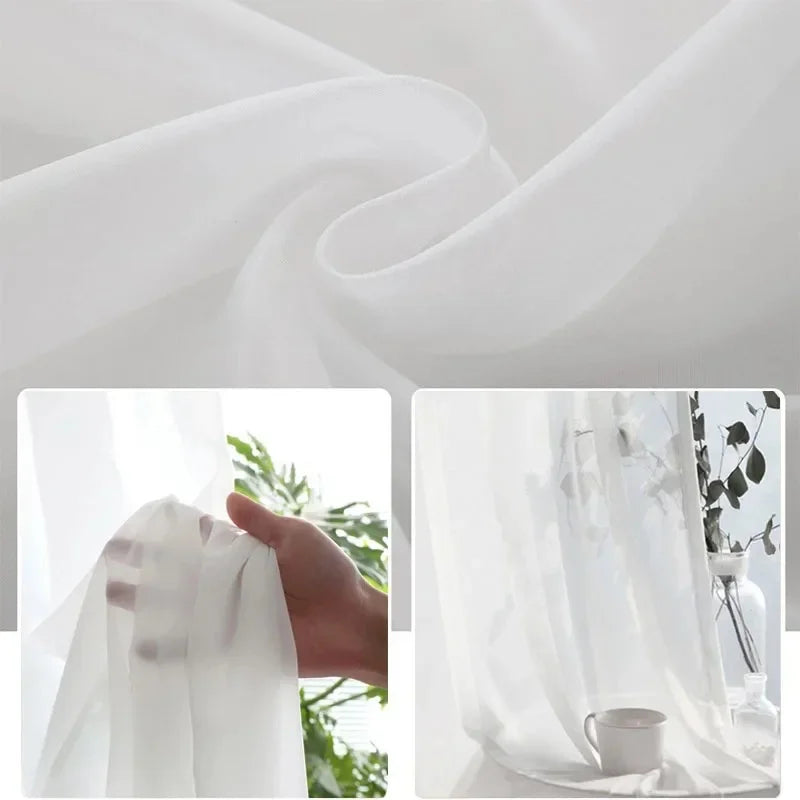 Lightweight Chiffon Voile Curtain Panel – view 4