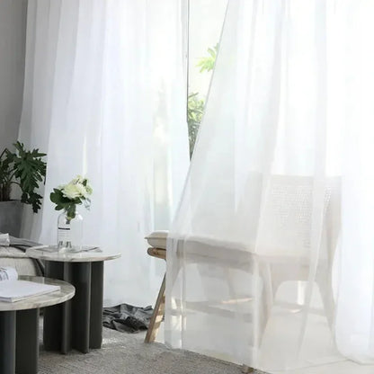 Lightweight Chiffon Voile Curtain Panel – view 5