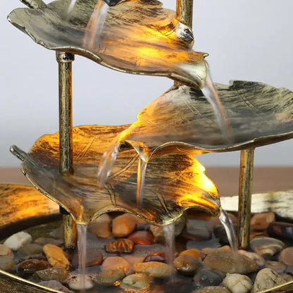 Lotus LED Tabletop Water Fountain – view 3