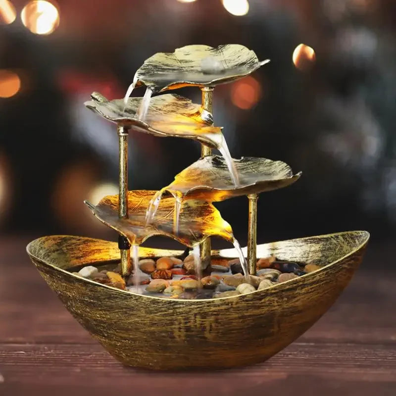 Lotus LED Tabletop Water Fountain – view 6