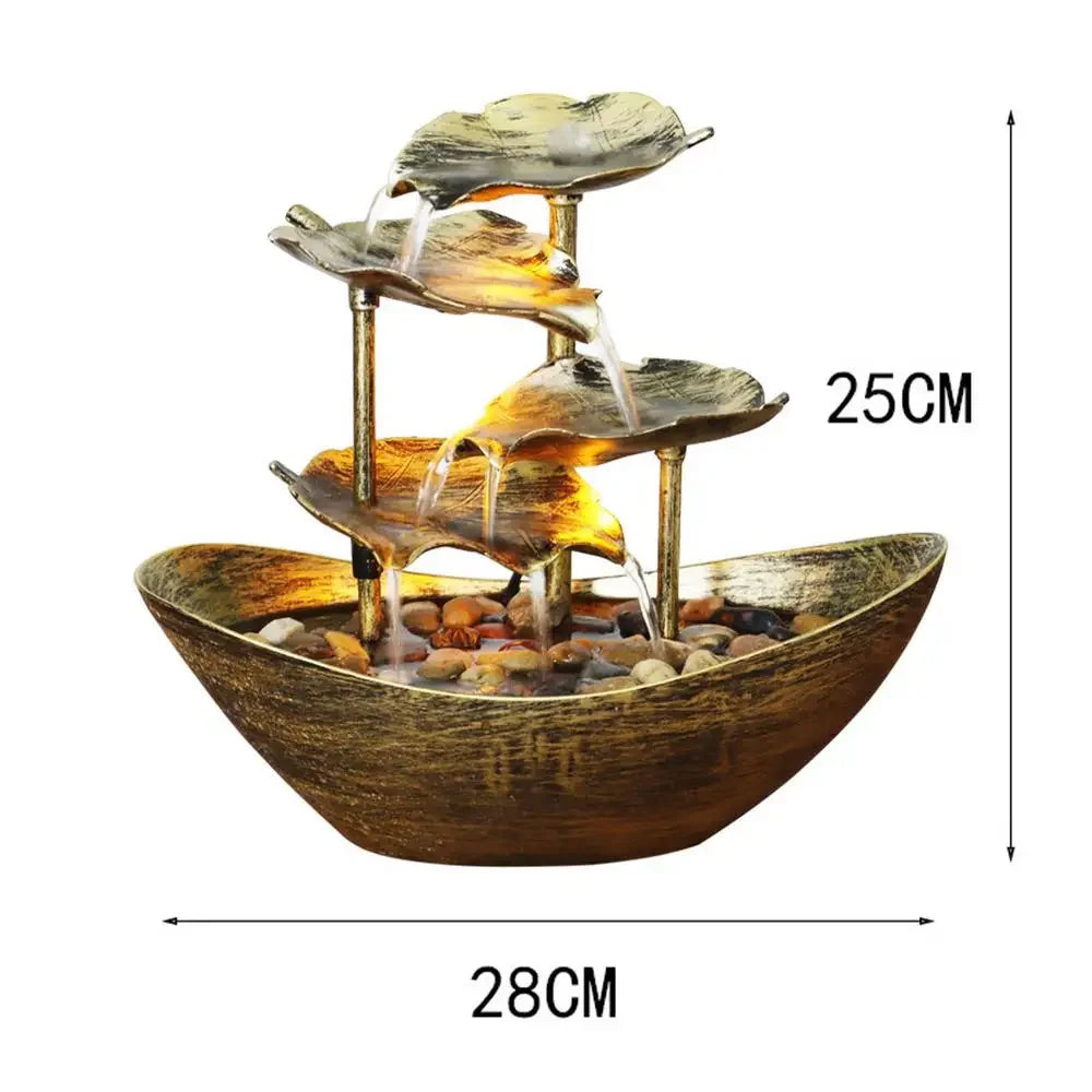 Lotus LED Tabletop Water Fountain – view 15