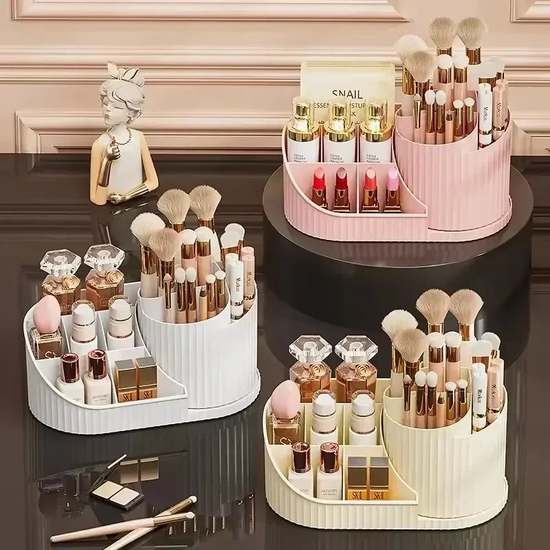 360° Rotating Makeup & Brush Organiser – view 3