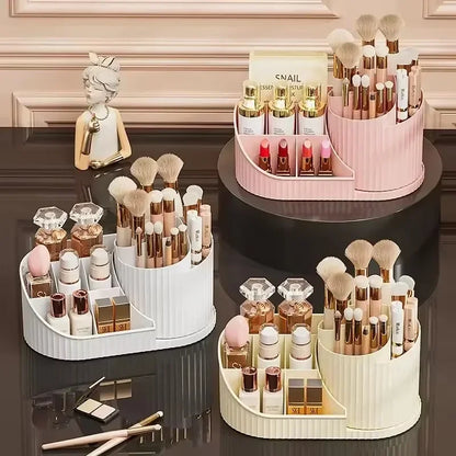 360° Rotating Makeup & Brush Organiser – view 3