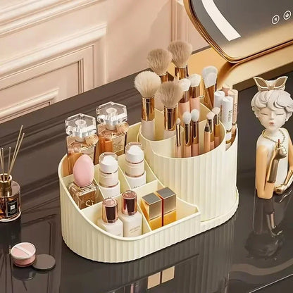 360° Rotating Makeup & Brush Organiser – view 4