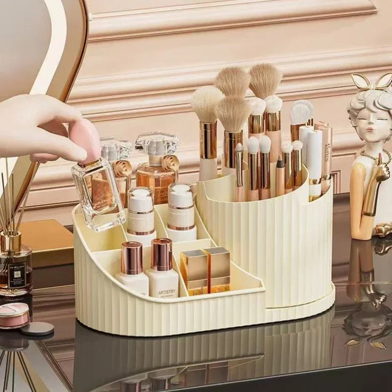 360° Rotating Makeup & Brush Organiser – view 6