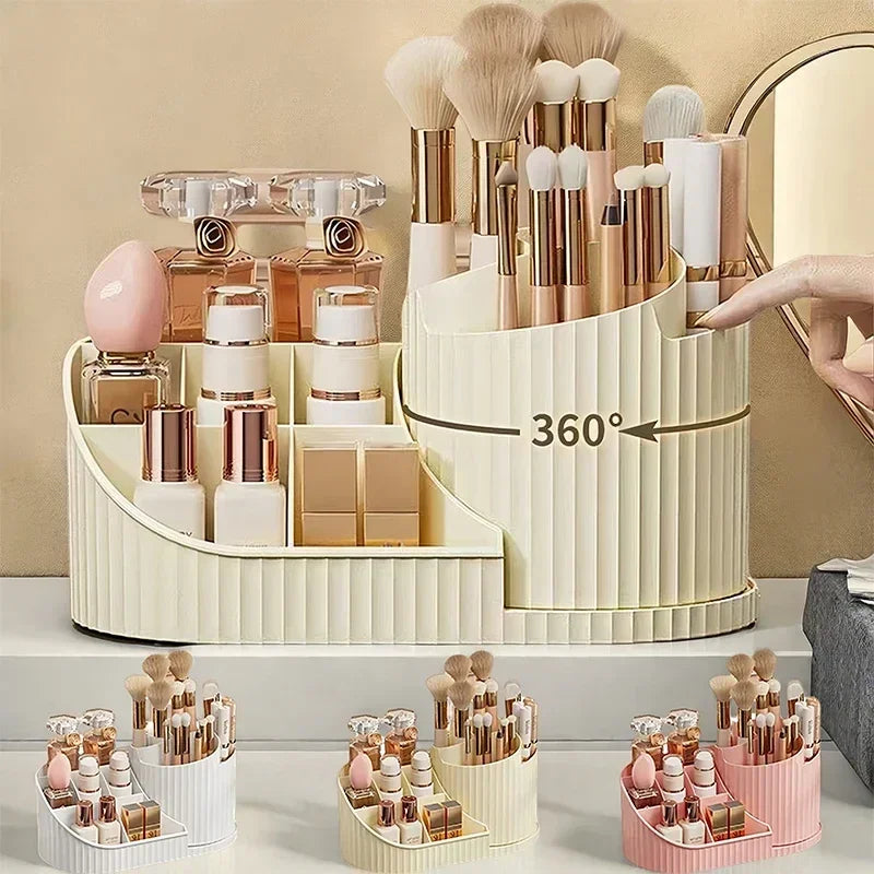 360° Rotating Makeup & Brush Organiser – view 7