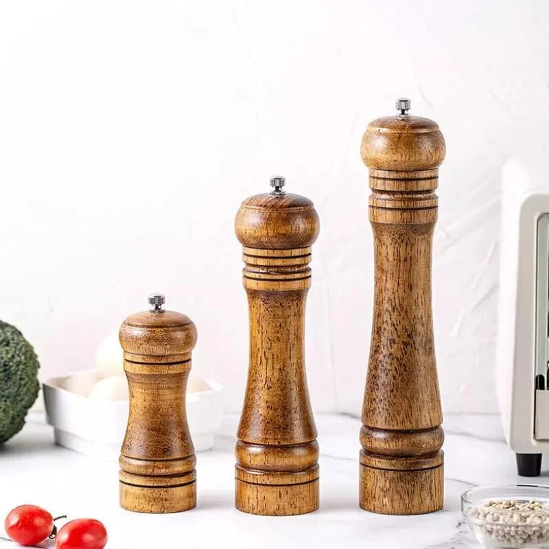 Manual wooden pepper and spice grinder – view 18