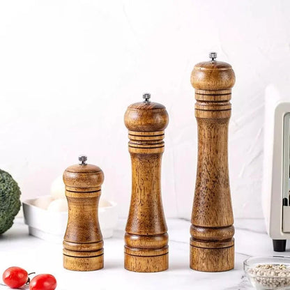Manual wooden pepper and spice grinder – view 18