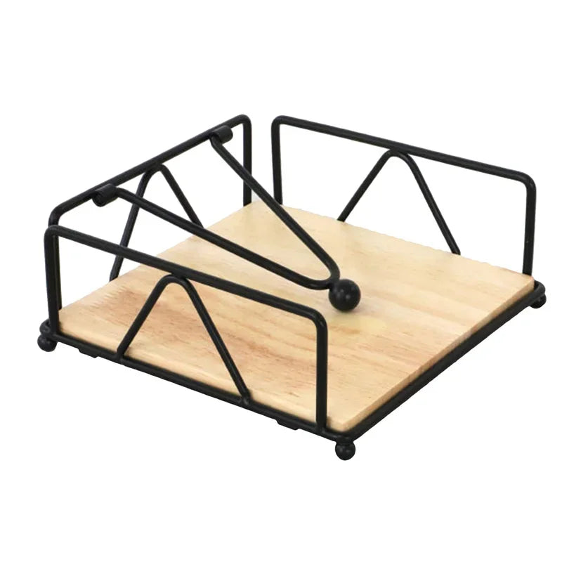 Metal Table Napkin Holder – Gold, White or Black – view 7