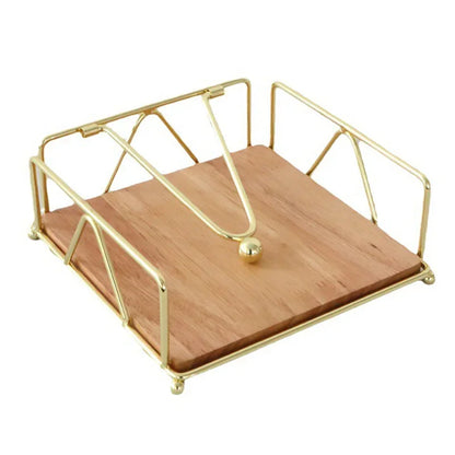Metal Table Napkin Holder – Gold, White or Black – view 8