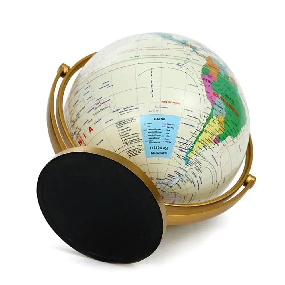 Mini Retro Decorative Globe – White – view 3