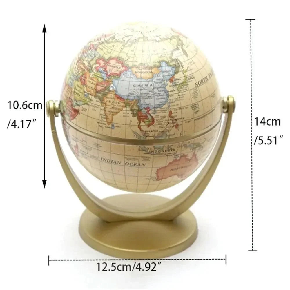 Mini Retro Decorative Globe – White – view 4