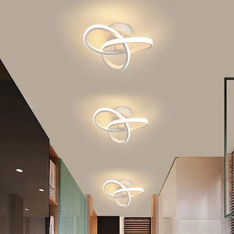 Modern 25W LED Ceiling Light – White or Black – view 5
